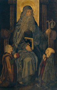 Saint Anthony the Abbot and Donors by Martín Bernat